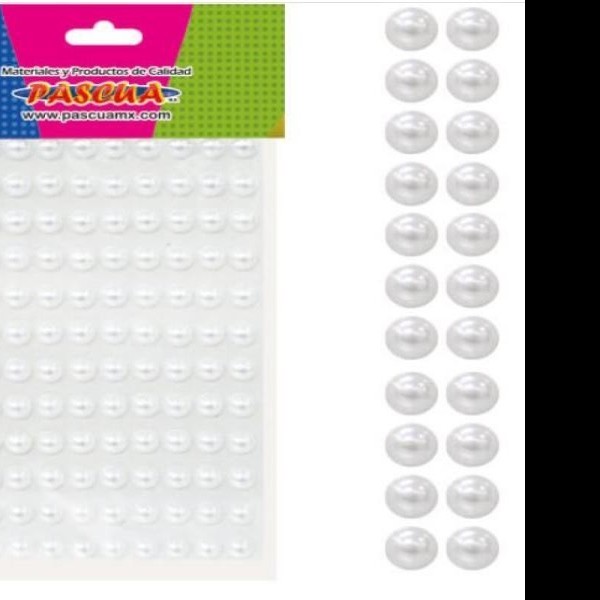 PERLAS PLAST. CADH. PASCUA BL.C120 PZ. E.12C144